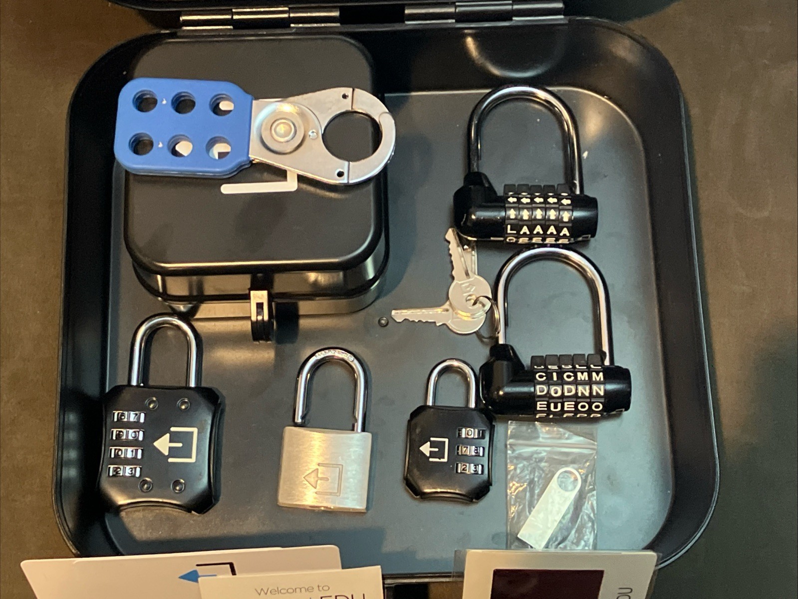Breakout EDU Kit Learning Game – Locks, Multilocks, USB, Cards, Keys, More!