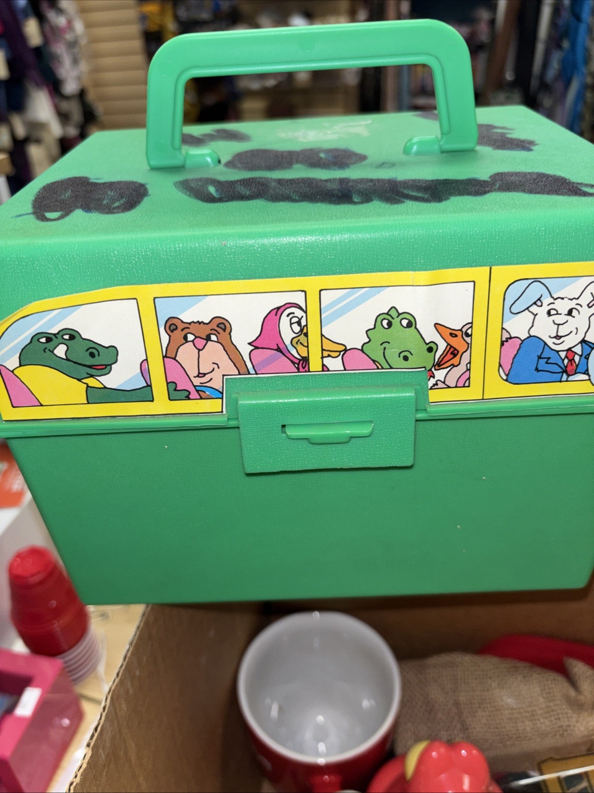 Vintage Sweet Pickles Preschool Program Learning Case Activity Bus With Cards