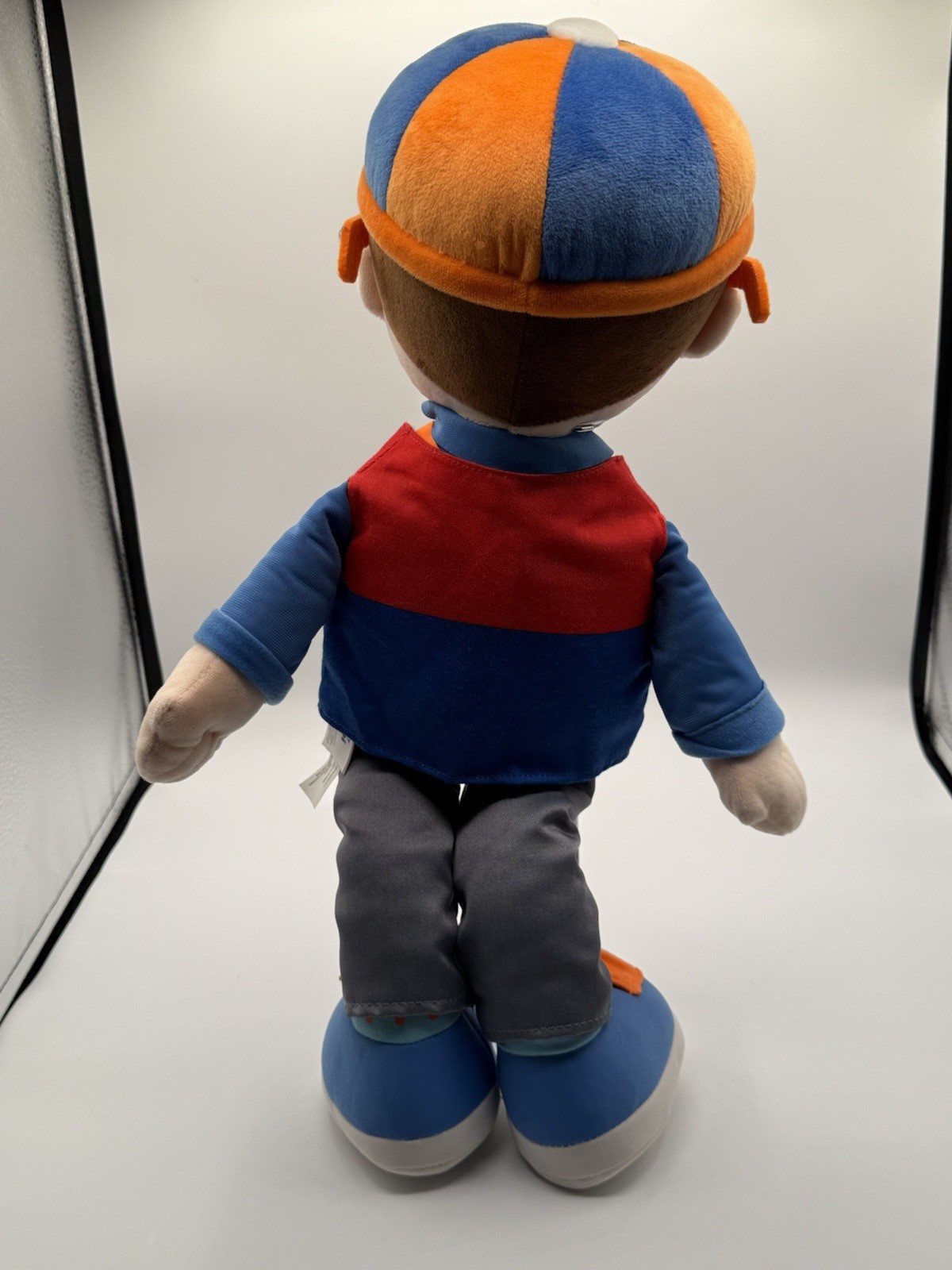 20” Talking Blippi Get Ready and Play Plush Doll Dress Up with Sounds Toy Works
