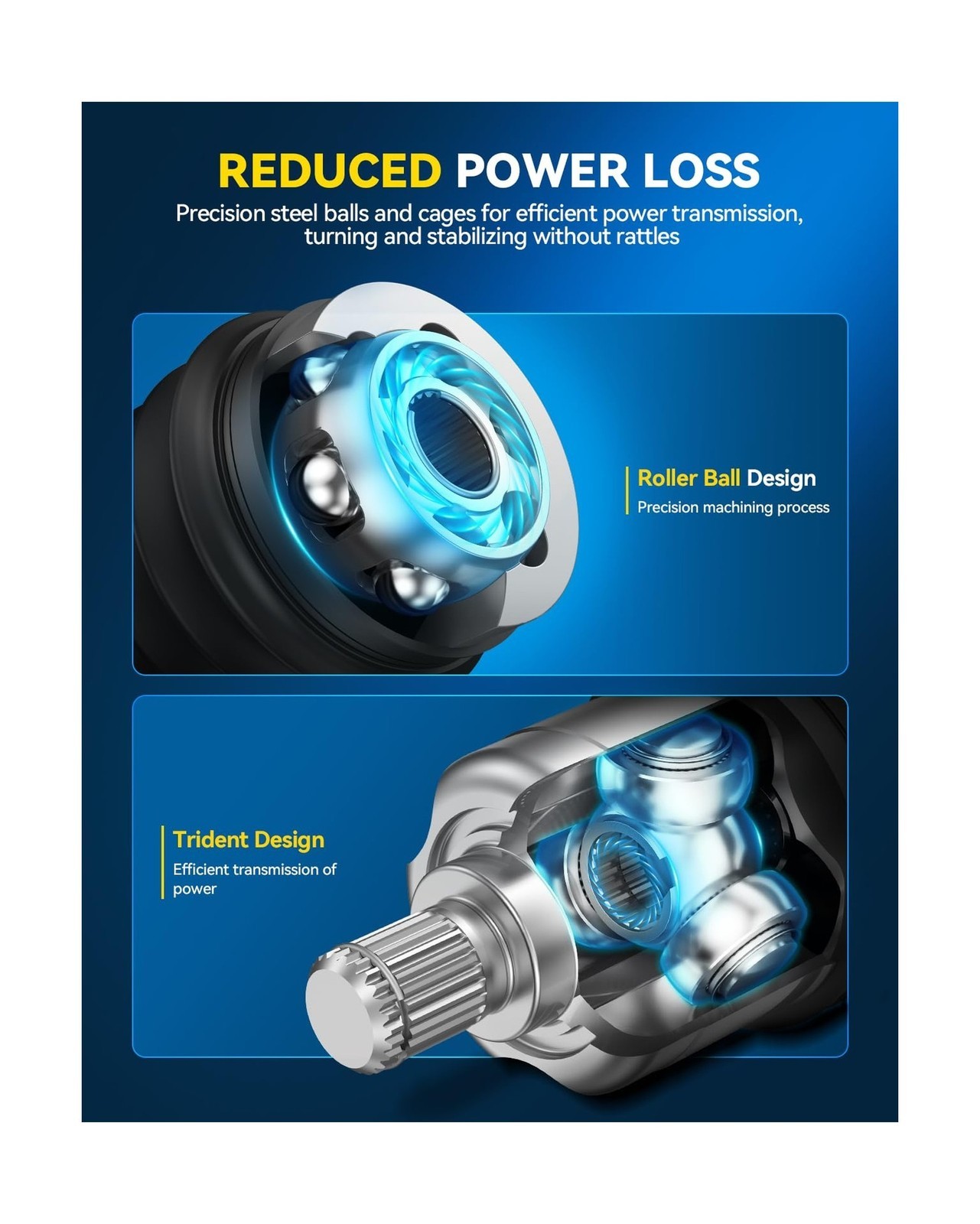 PHILTOP Front CV Axle for Ford Escape 2001-2008, Mazda Tribute 2001-2006 2008…