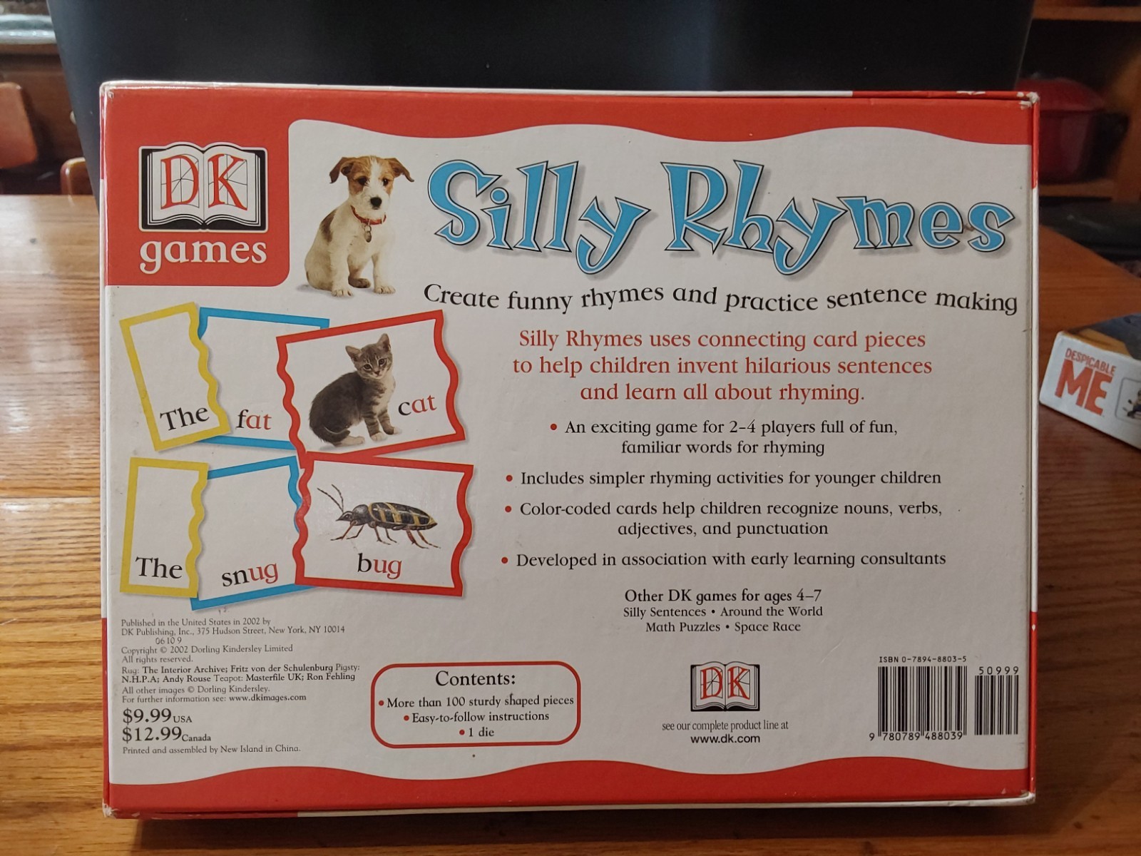 DK Games Silly Rhymes Educational Card Game Ages 4-7 Learning Complete