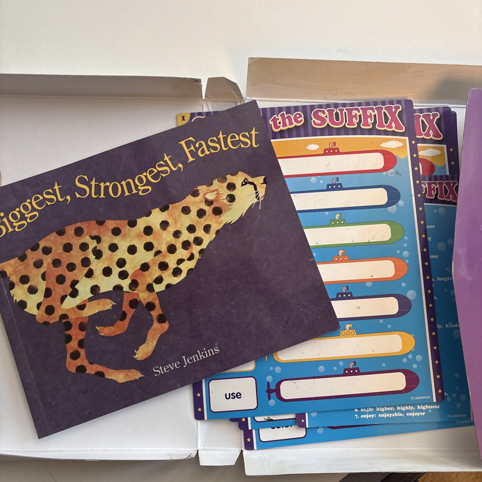 Learning Center Lakeshore Activity Set Lot Of 14 Games 6+ Homeschool Education
