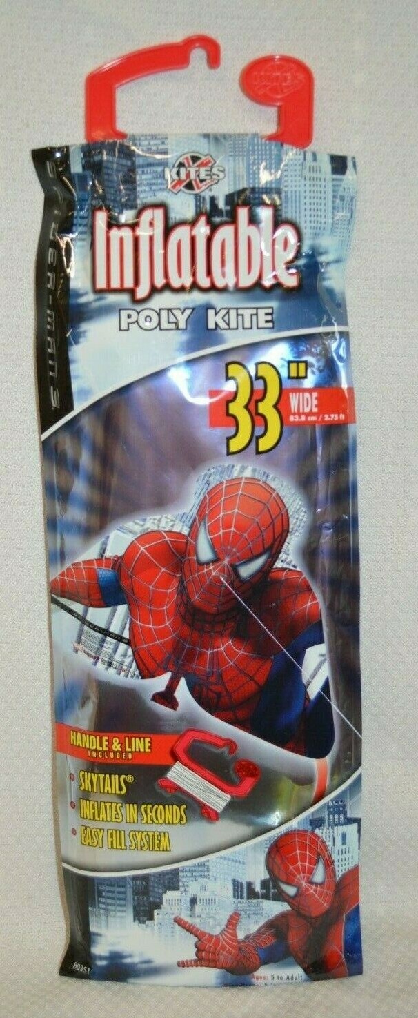 U PICK XKites INFLATABLE Strawberry Shortcake TURTLES Spiderman 33″ Wide KITE
