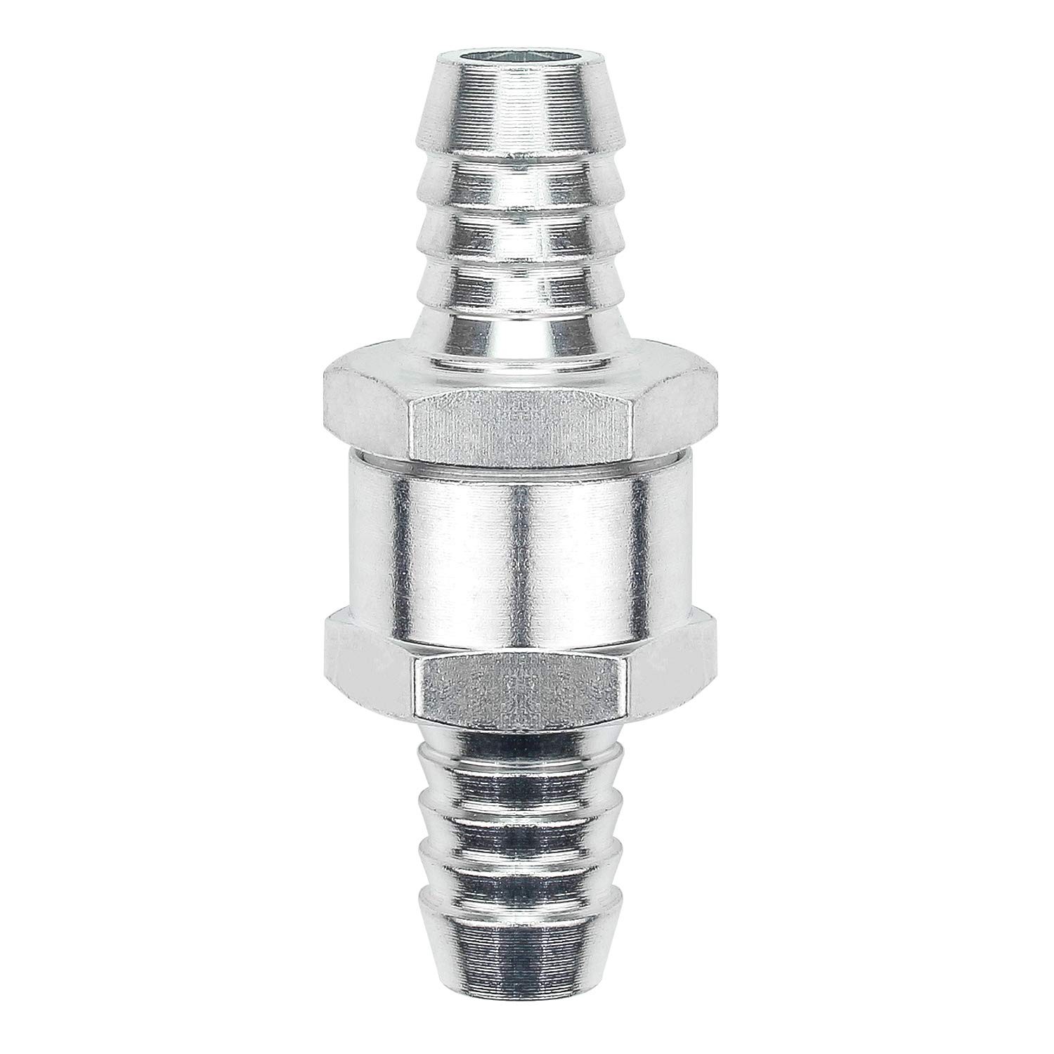 12mm 1/2 Inch Fuel Non-return Way Check Valve Oil Petrol Diesel Aluminium Alloy