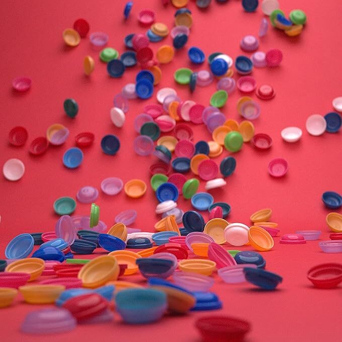 1.1” Tiny Frosty Clear-Colored Acorn Capsules – 500 Pcs Empty 8 Colors Plastic