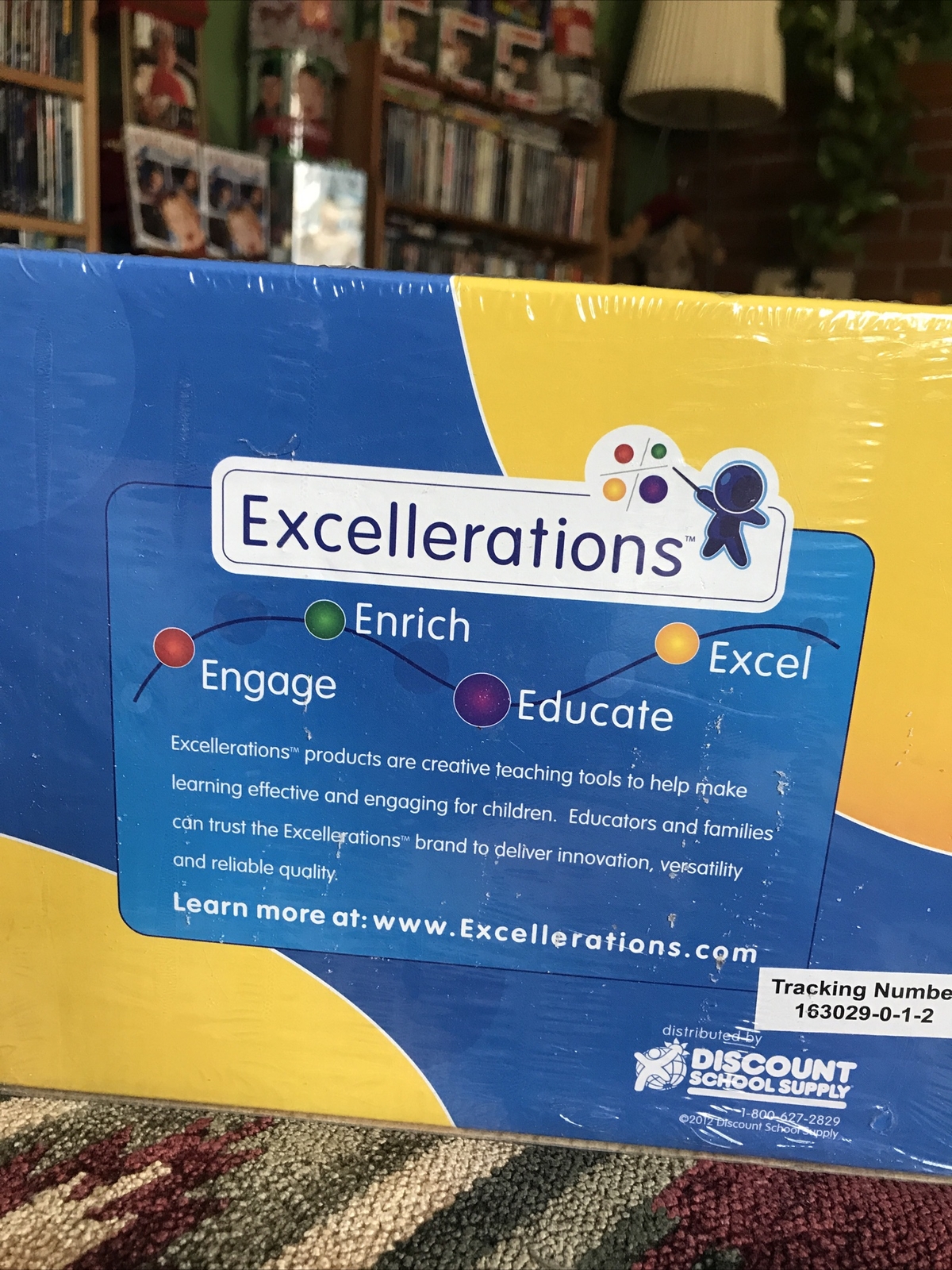 Excellerations Button Bingo Colors and Shapes Homeschool Pre K to Kinder FreShip