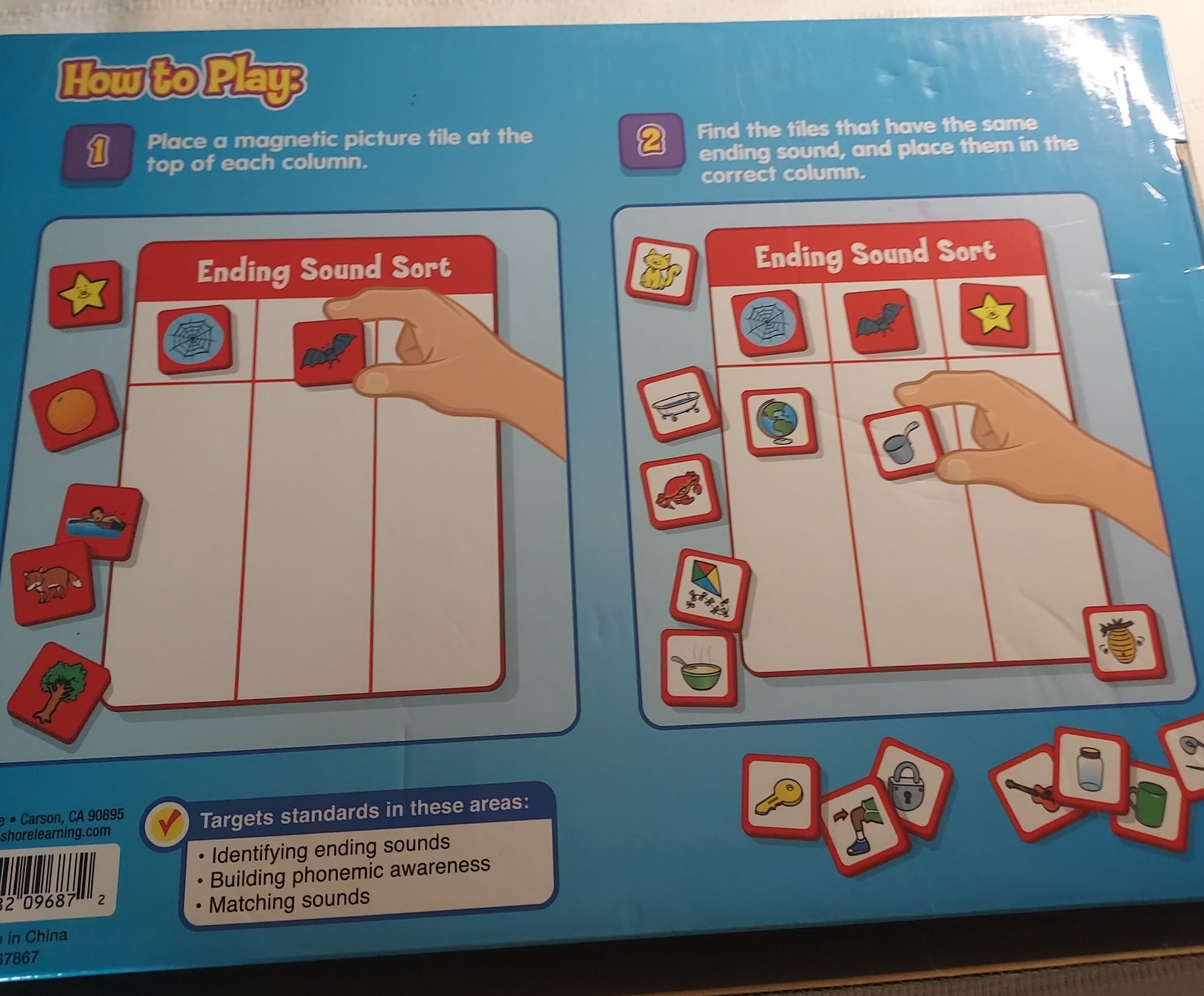 Lakeshore Magnetic Sound Sorting Board Ending Sounds New