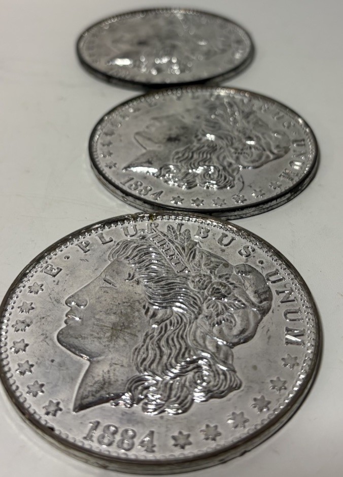3″ Plastic Play Money Lot Of 19 Hong Kong Kennedy Lincoln Buffalo Roosevelt