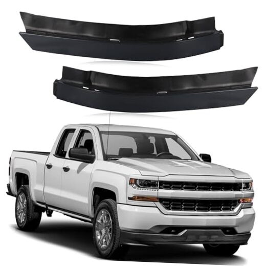 Front Bumper Filler Set Compatible with Chevy Silverado 1500 Left and Right