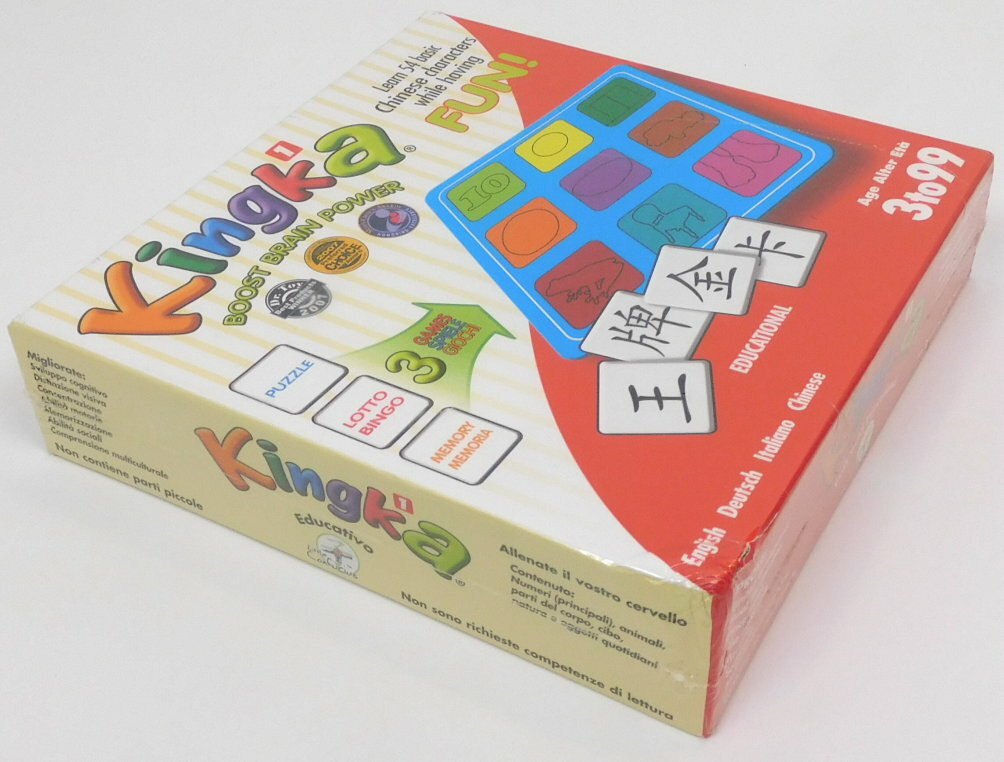 Kingka 1 Boost Brain Power Learn Chinese Game w/ English, German, Italian + CD