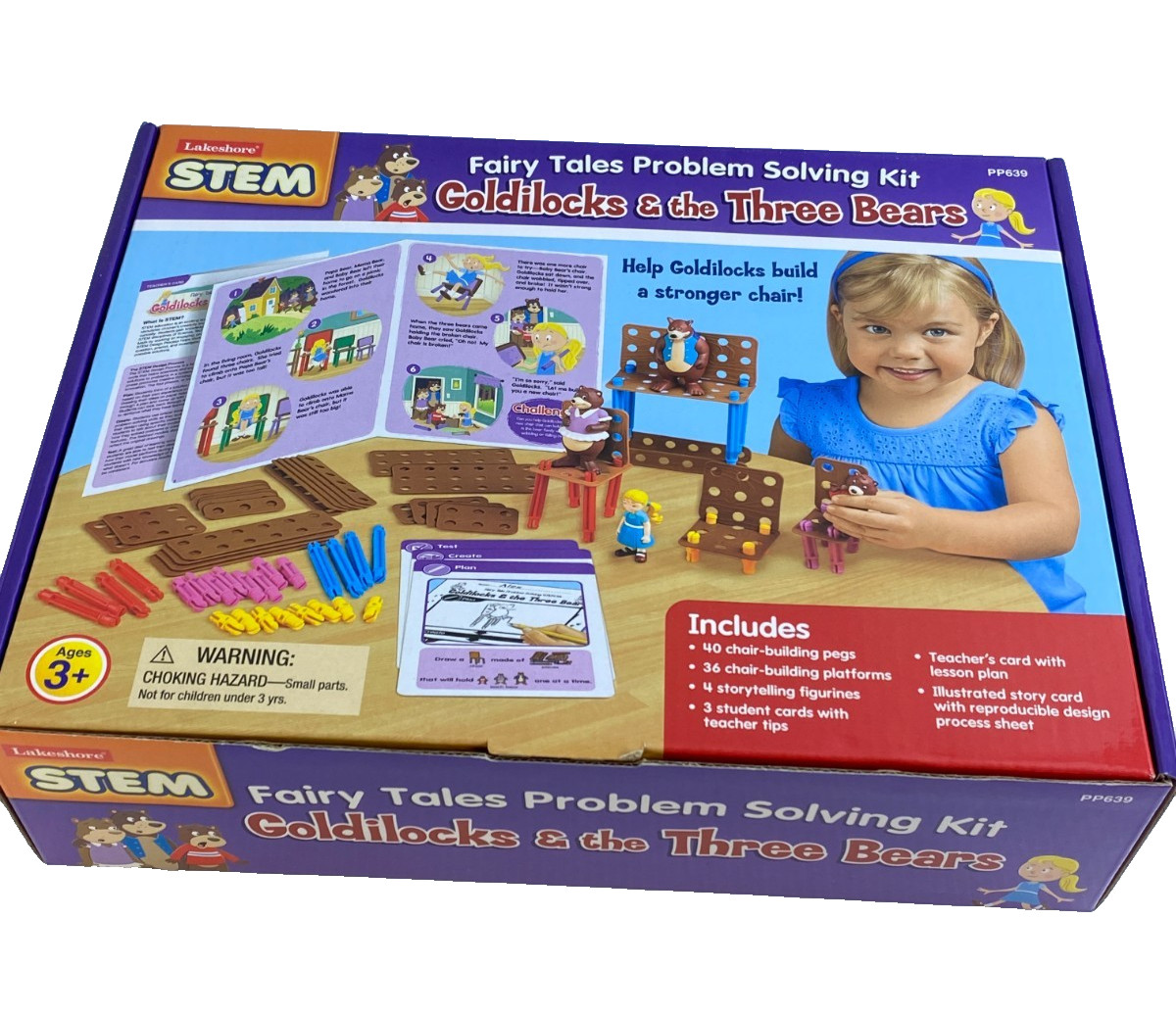 LAKESHORE STEM FAIRY TALES PROBLEM SOLVING KIT Goldilocks and Three Bears Read