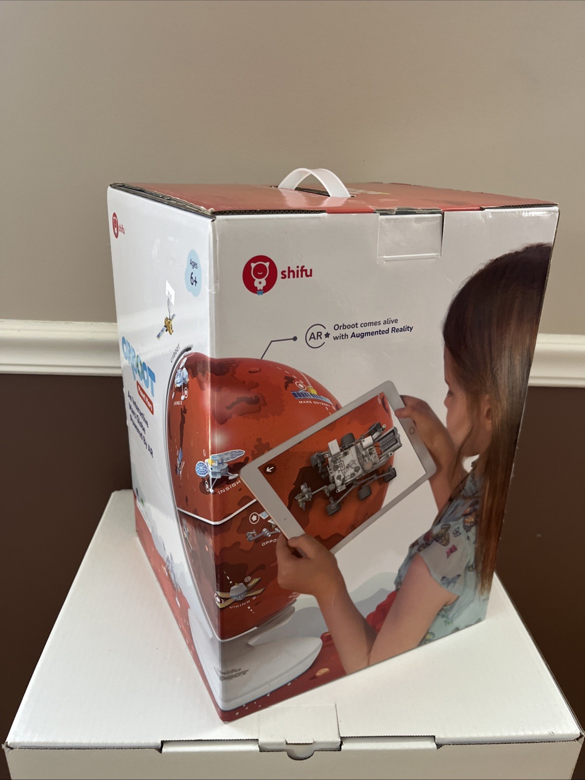 Mars Globe with Rover Locations – by Shifu Orboot, Mars Interactive AR