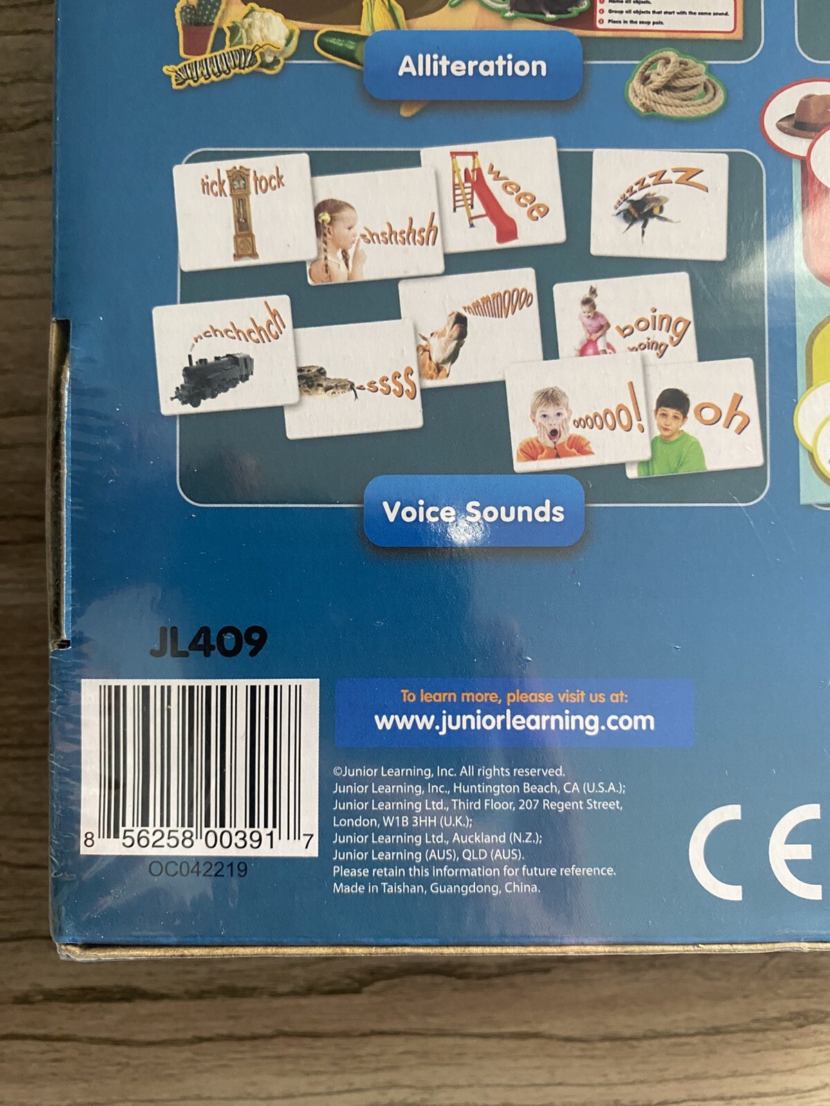 Junior Learning 6Phonemic Awareness Games Sounds Rhyming Alliteration Sealed New