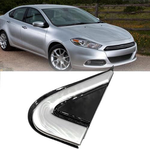 Front Right Black Exterior Garnish Pillar Pillar Corner Right Passenger Side