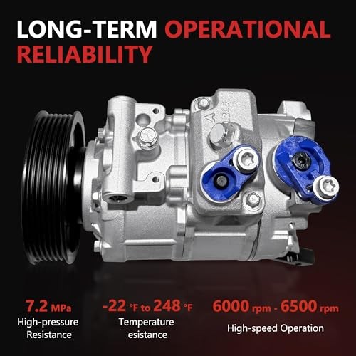 HYR AC Compressor with Clutch Audi A4 Q5 A5 A6 2005-2015