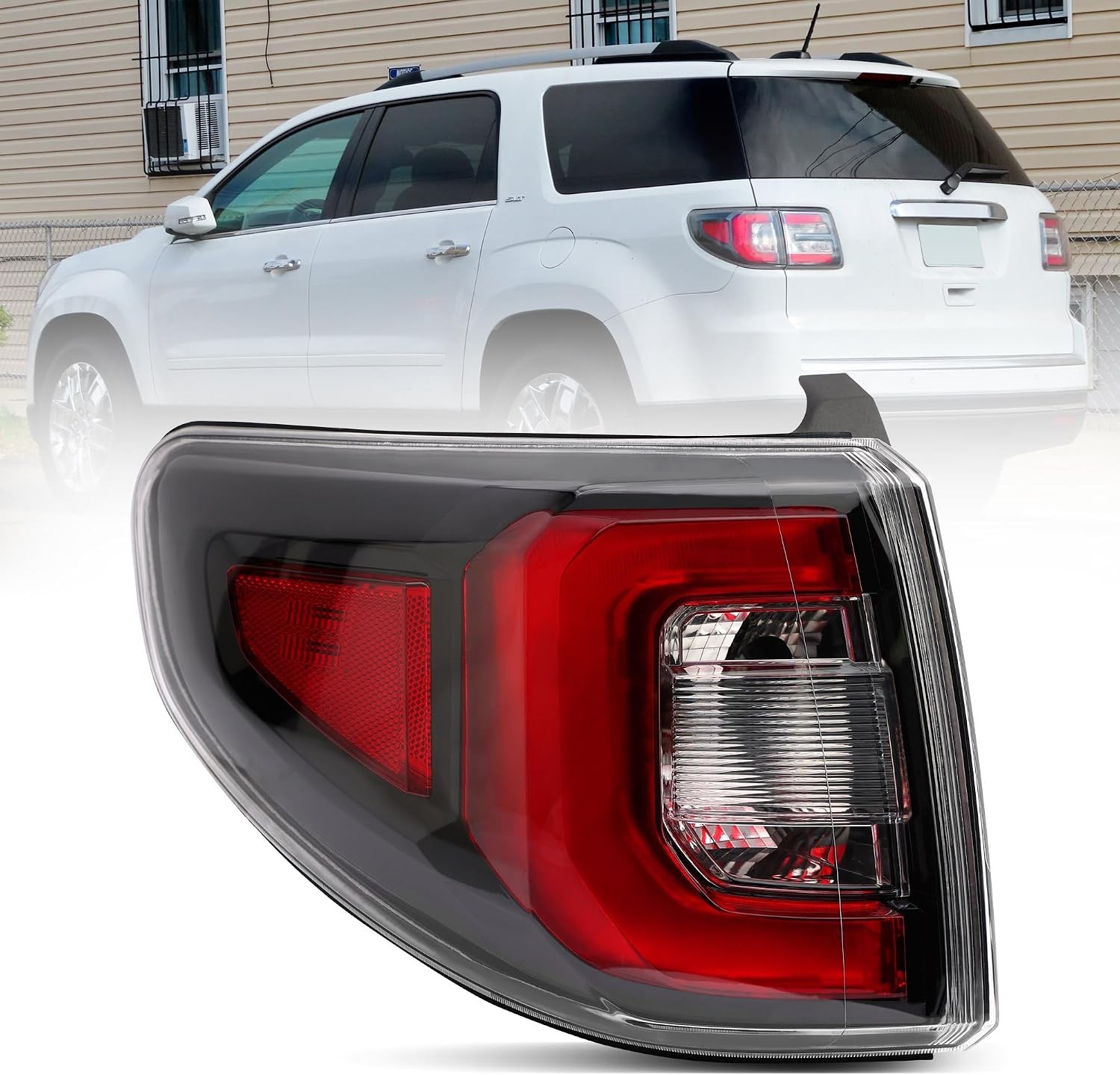 LED Tail Light Compatible with 2013-2017 GMC Acadia 2013-17 Driver Left Side LH