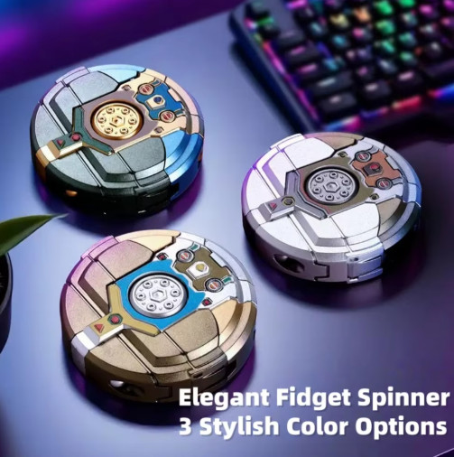 360° Rotating Transform Robot Fidget Spinner Stress Relief Sensory Toy Gift