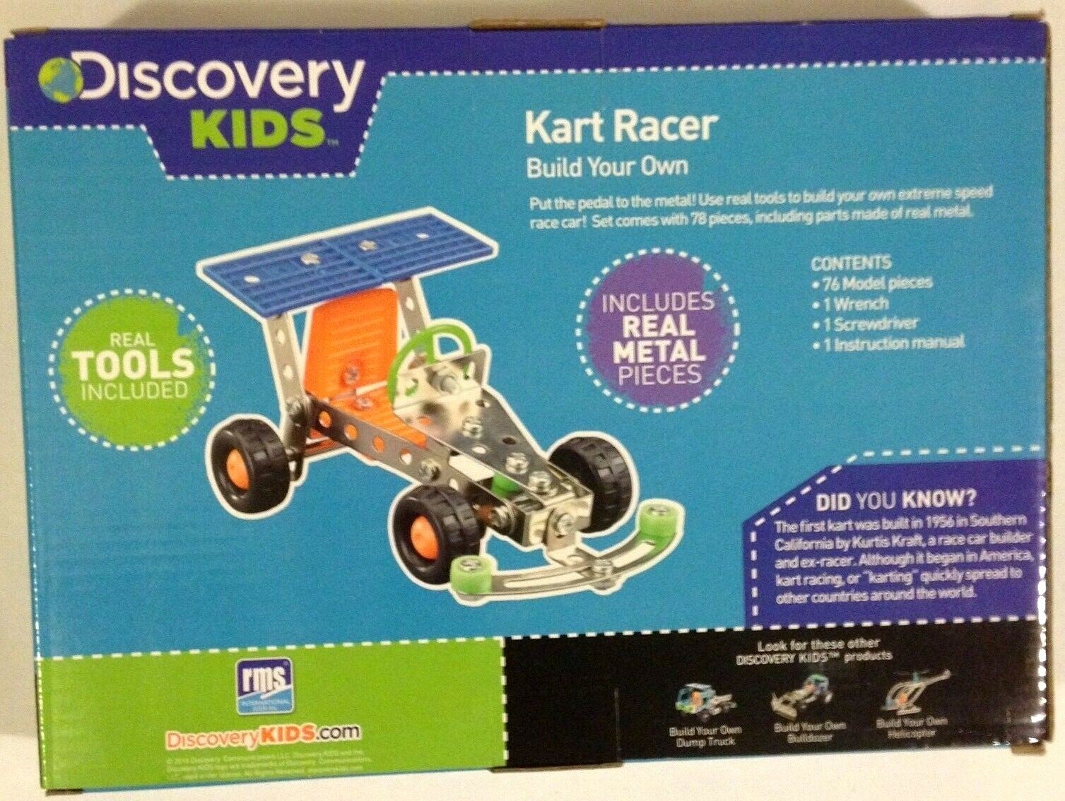 Discovery Kids Kart Racer new Build Your Own 2016 RMS International 8+