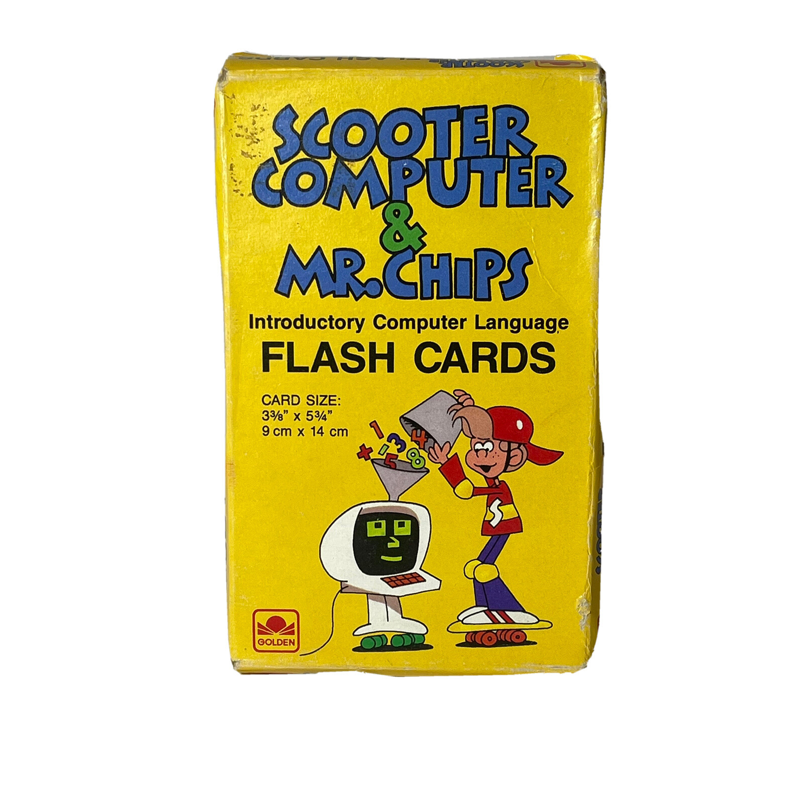 vintage scooter computer and mr chips introductory computer language flash cards