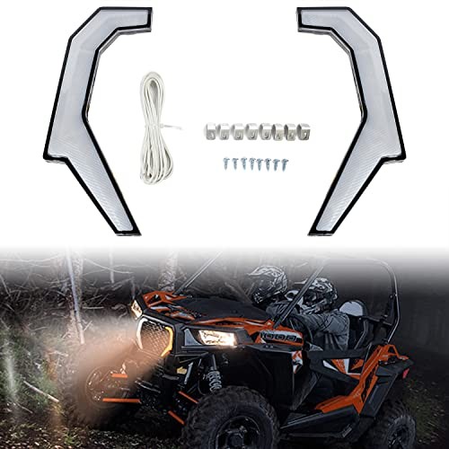 Grille Accent Fang Lights for RZR 1000 XP, Turn Signal Lights Grill Signature