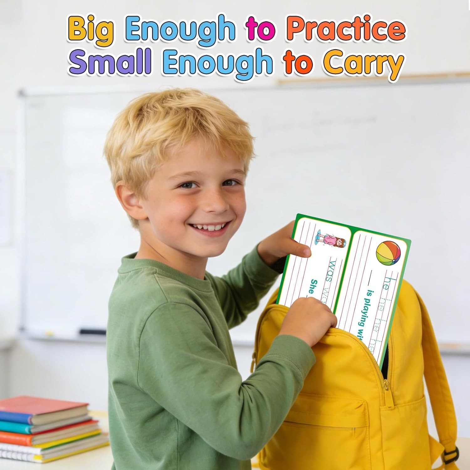 Kids Sight Words Flash Cards Sentence Building Handwriting Practice Learning