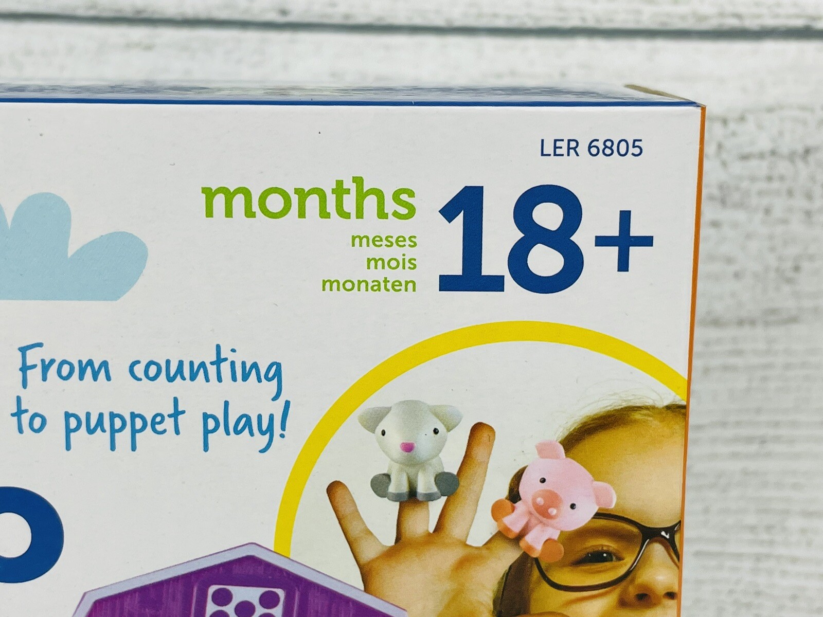 Learning Resources Peekaboo Learning Farm, Counting, Matching & Sorting Toy