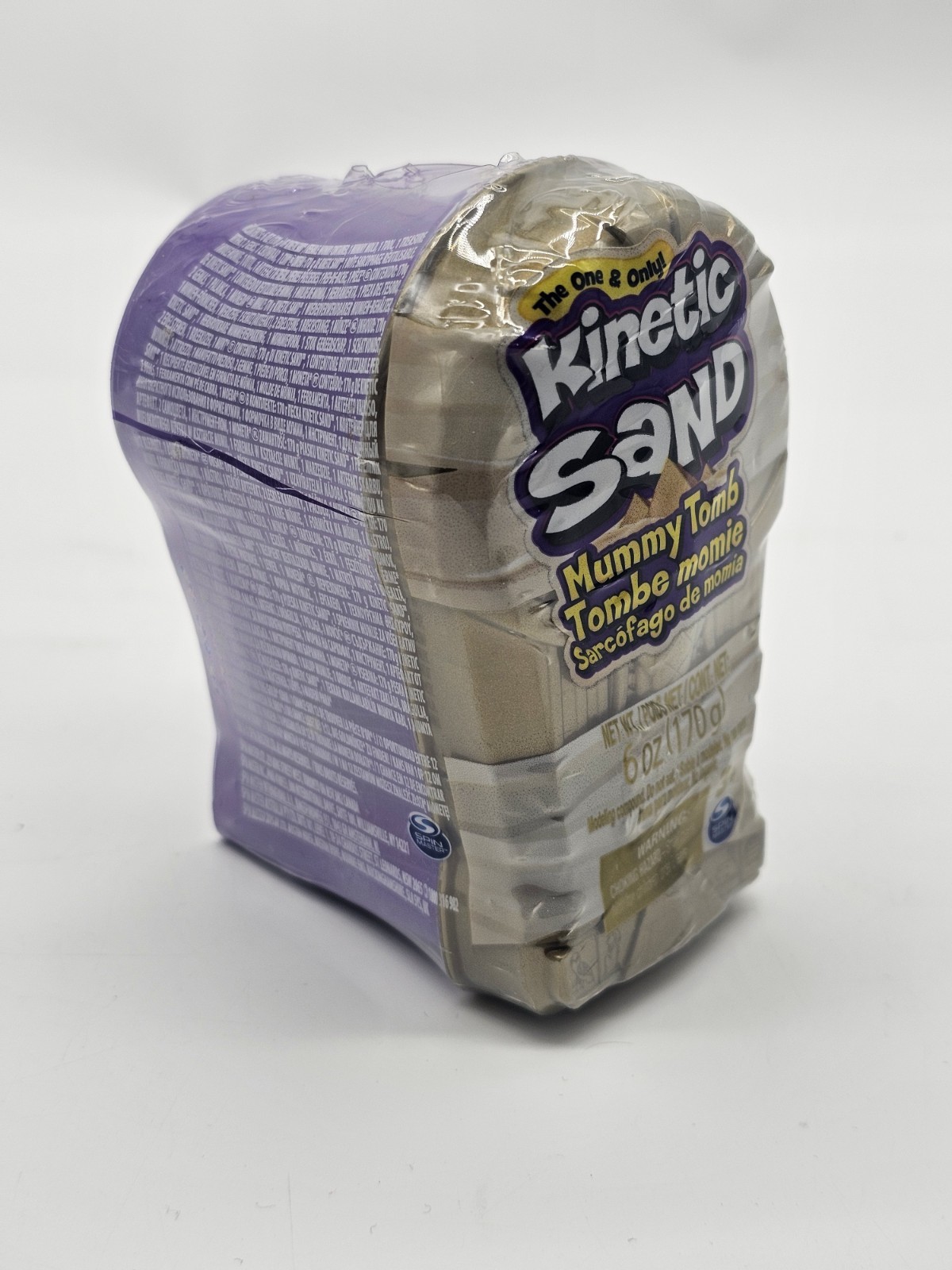 Kinetic Sand Mummy Tomb Playset with 6oz Brown Sand Find Treasure BRAND NEW