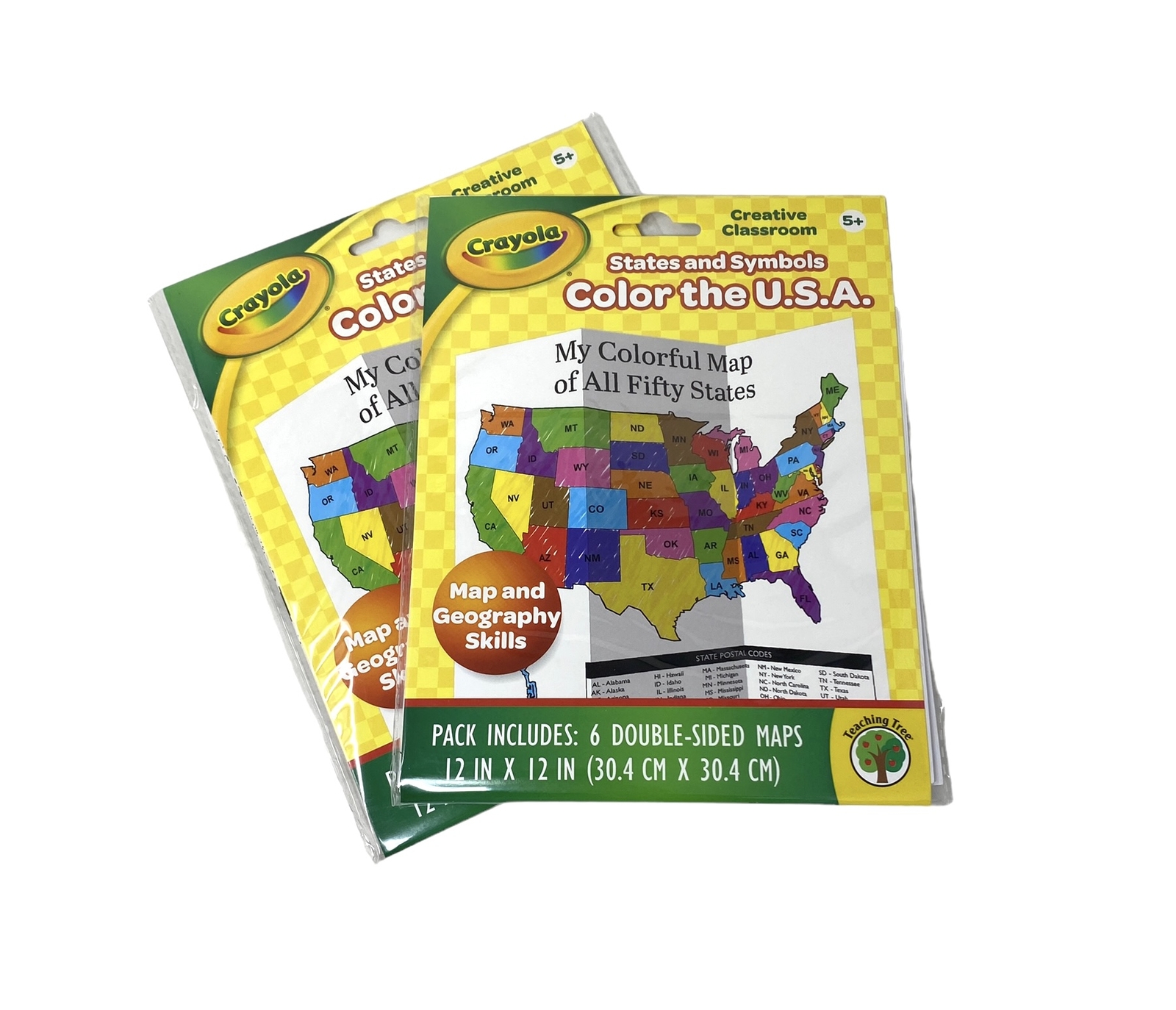 Crayola Creative Classroom States & Symbols ~ Color the USA All 50 States w/ S&H