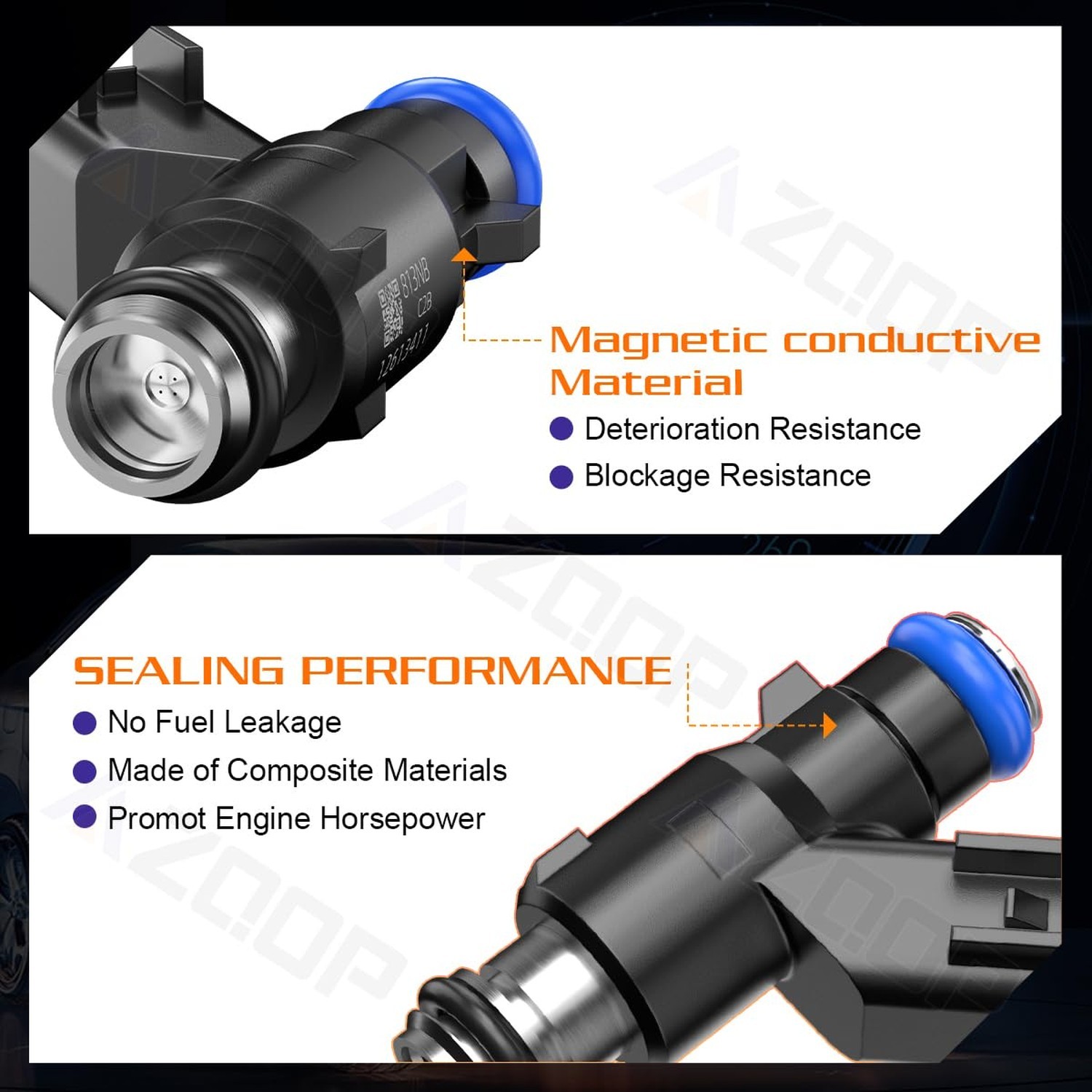 12613411 Fuel Injectors For Chevy Silverado/GMC Sierra 1500 (2010 2011 2012 2…