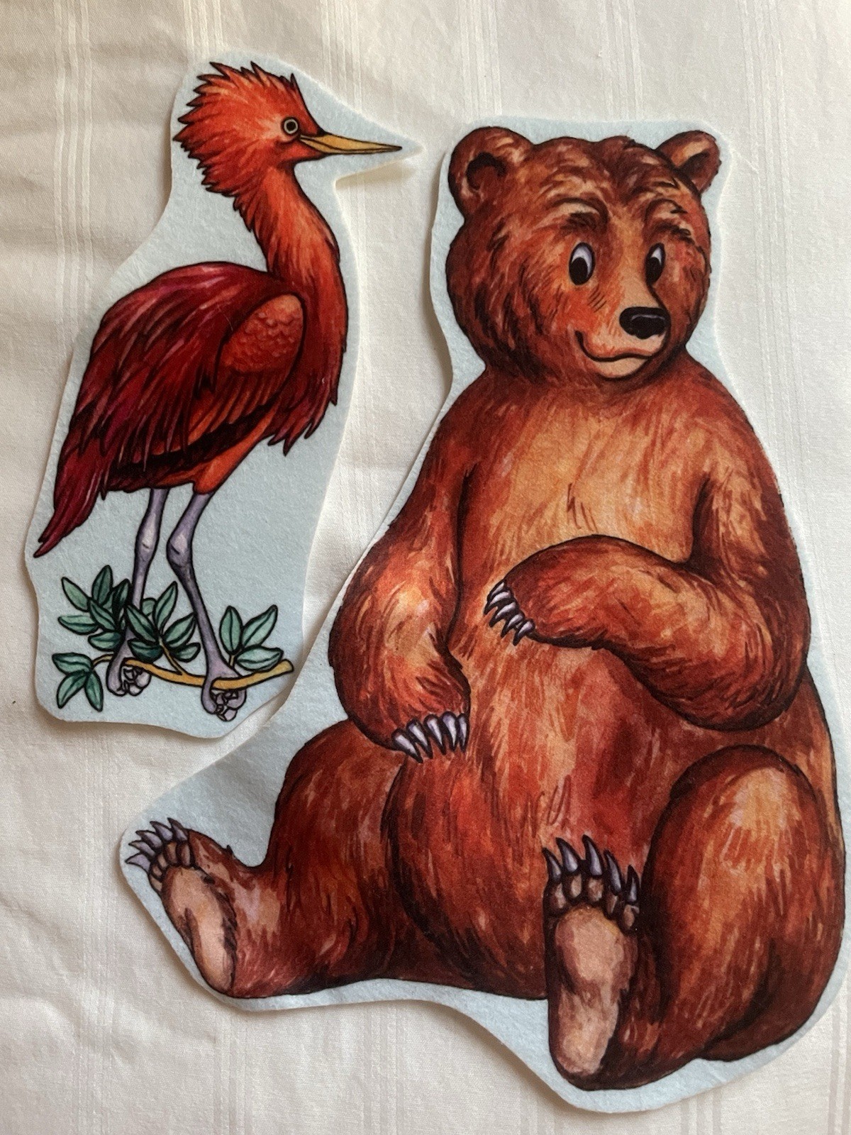 Story Time Felts By Bonnie Covel, Felt Characters With 2 Stories