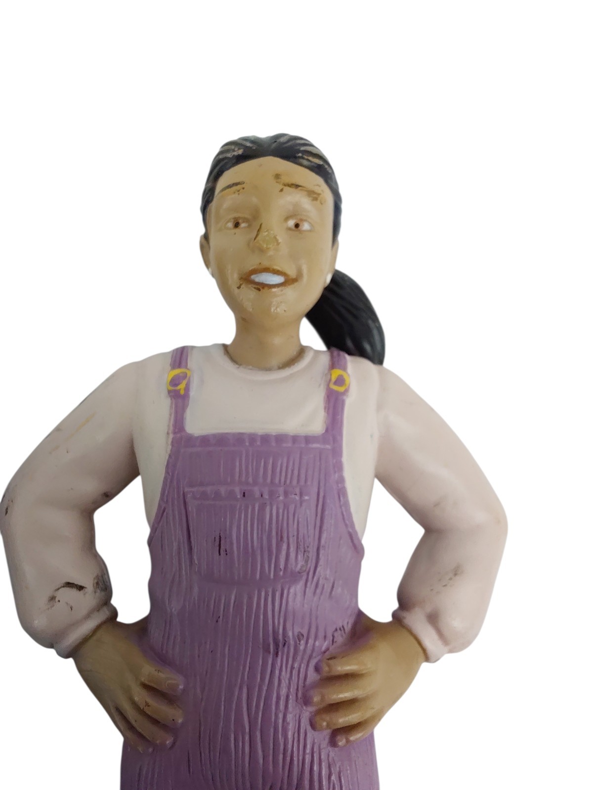 Lakeshore Block Play People Dollhouse Doll African American Mom Dad Girl Grandpa
