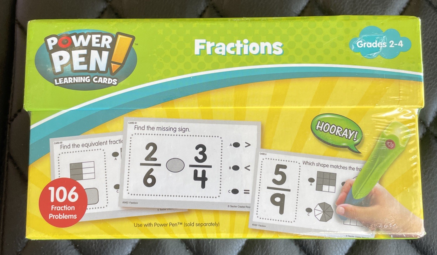 Power Pen Learning Cards Grades 2-4 Fractions NIB – Sealed