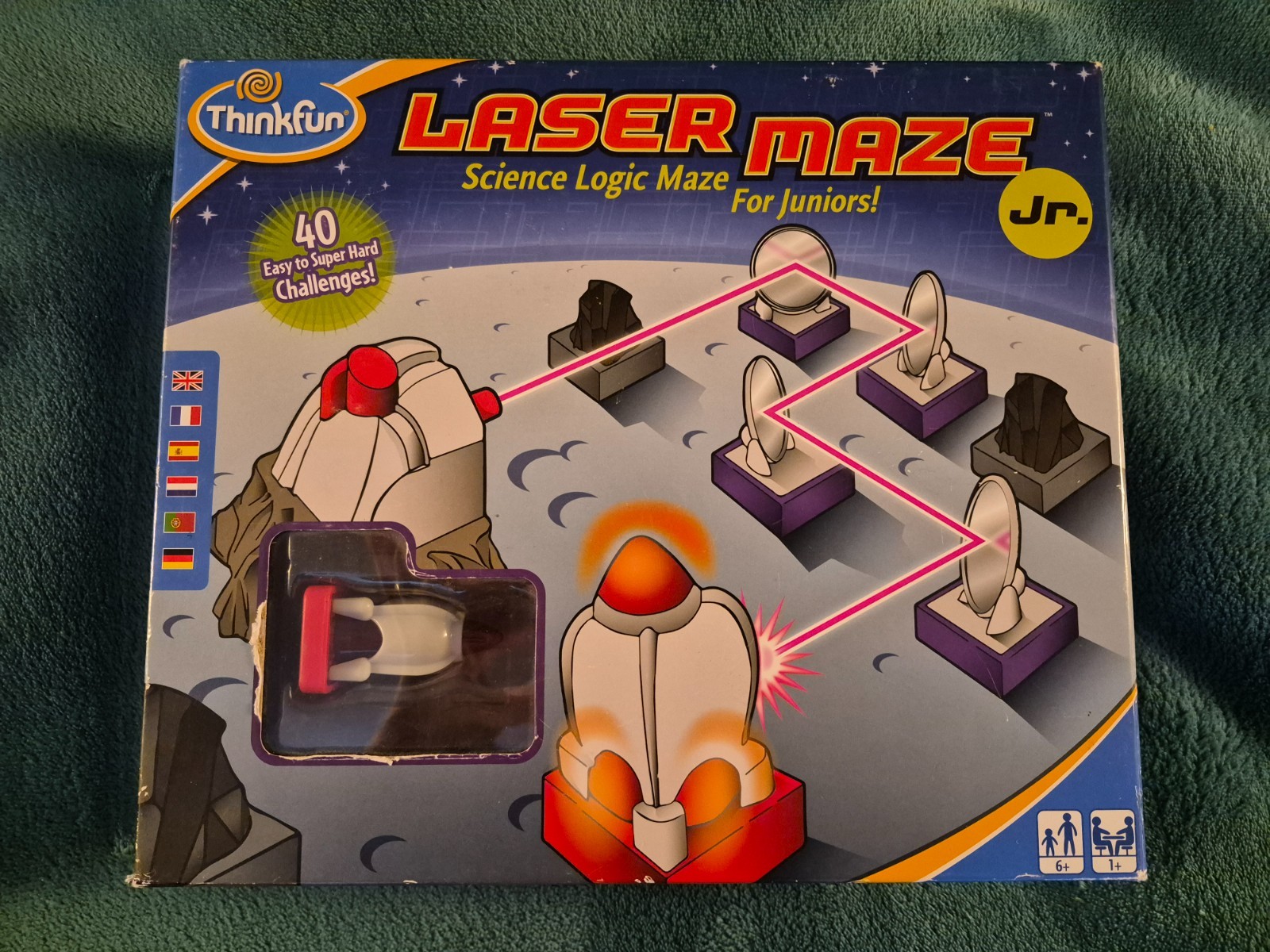 ThinkFun Laser Maze Jr Science Logic Maze Game Educational Toy Game