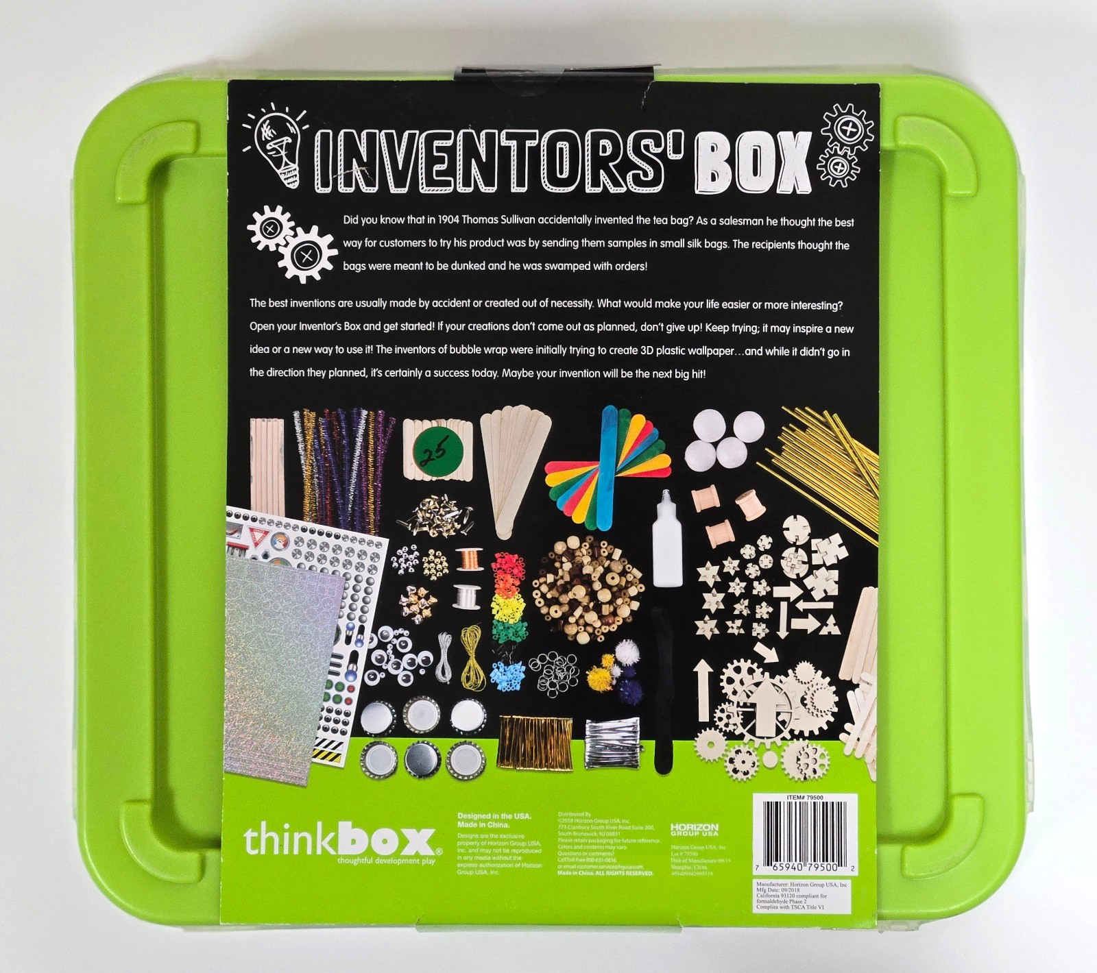 INVENTORS’ BOX by THINKBOX – DESIGN & BUILD ENDLESS CREATIONS – NEVER USED