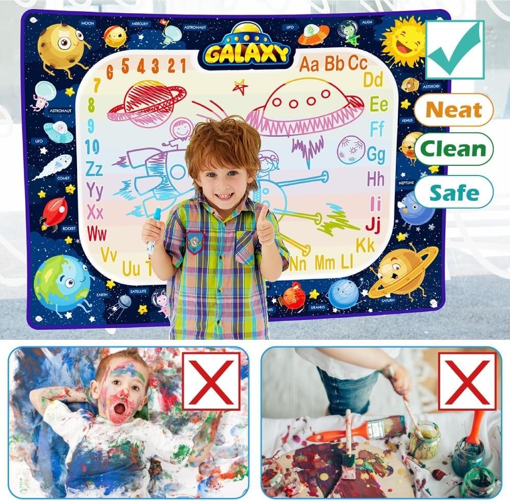 48″x36″ Large Magic Drawing Doodle Mat Educational Toys Christmas Birthday Gifts