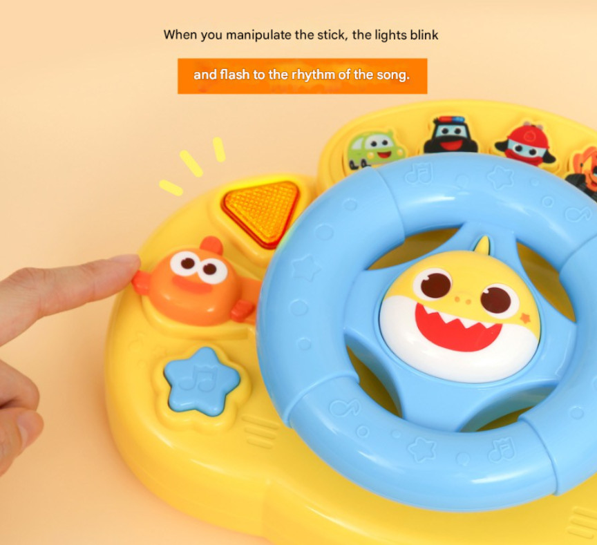 Pinkfong Baby Shark’s First Driving Game Kid Play Toy With Nursery Songs