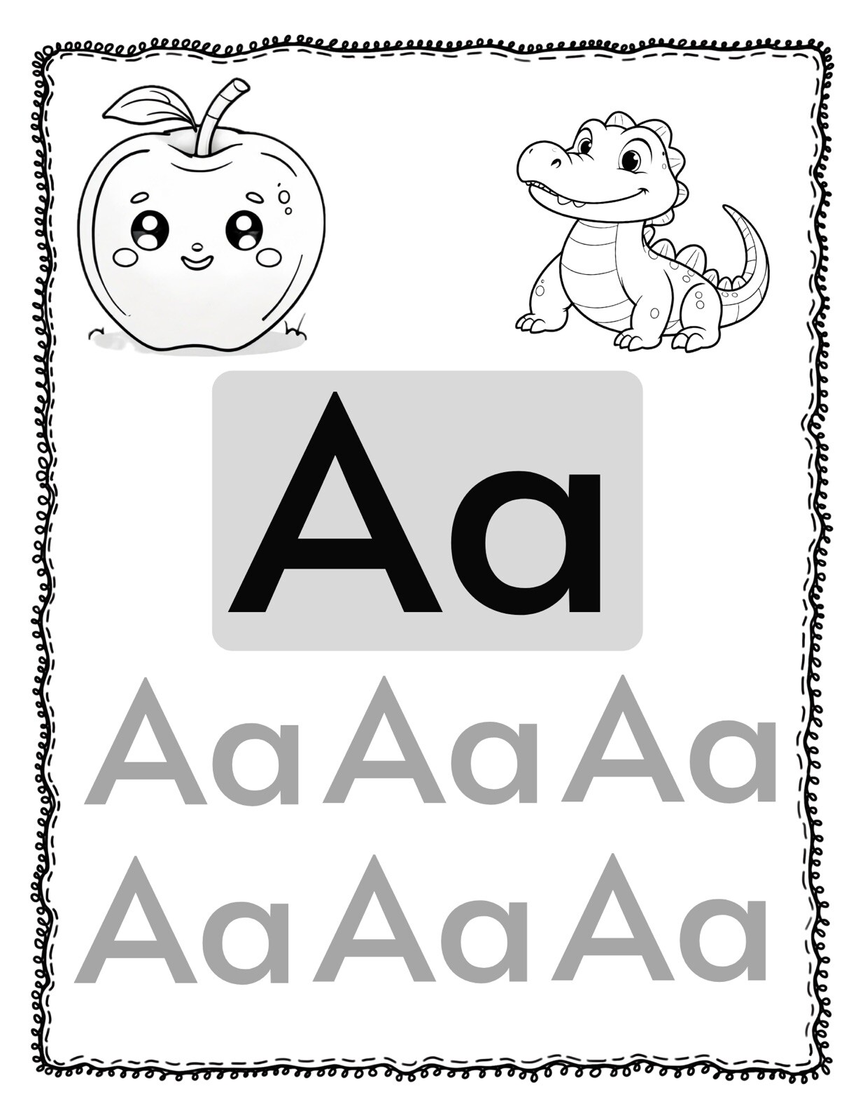 Alphabet Friends & Letter Worksheets PRINTED – Pre-K Kindergarten 182+ Pgs
