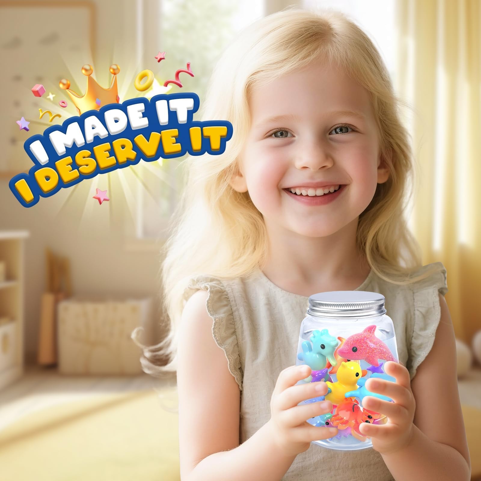 Magic Water Elf Toy Craft Kits for Kids, DIY Your Own Aqua Fairy Water Pets &…