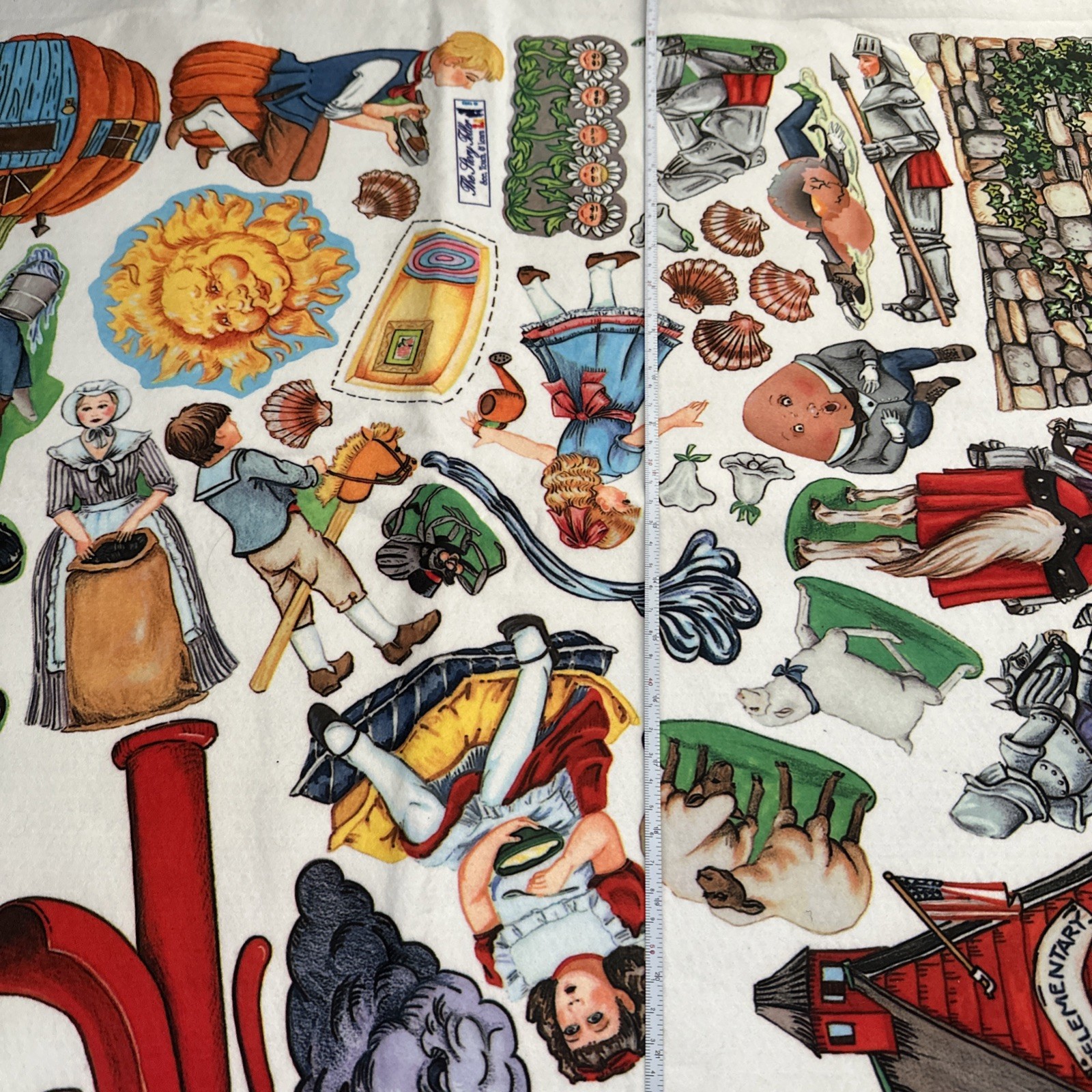 The Story Teller Felt 1993 Nursery Rhymes Uncut Flannel Board