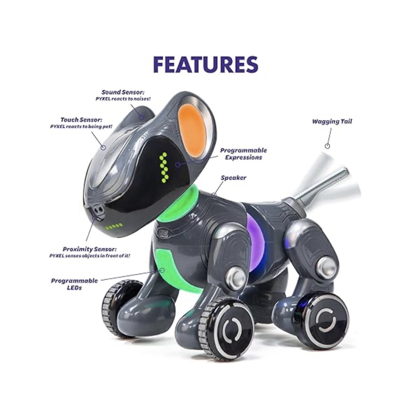 Educational Insights PYXEL Coding Robot | Blockly & Python STEM Toy Kids 8+