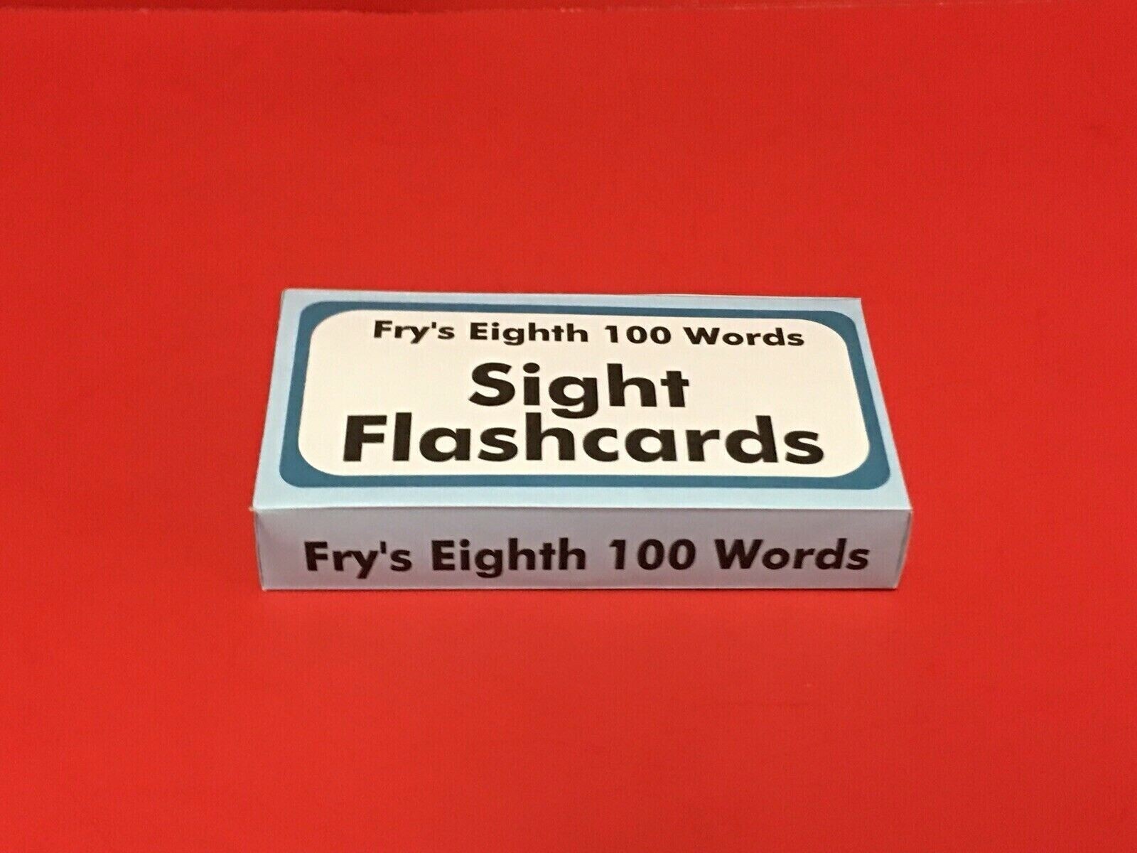 Reading – Fry’s Eighth Hundred Words – PRINTED & UNCUT – Sight Word Flash Cards