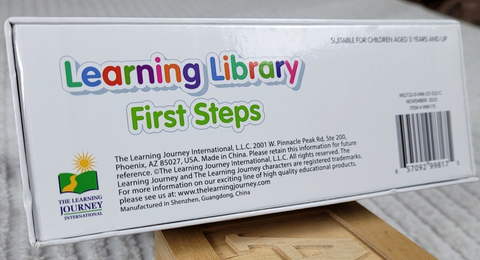 Learning Library First Steps Educational Set Letters Numbers Shapes Homeschool