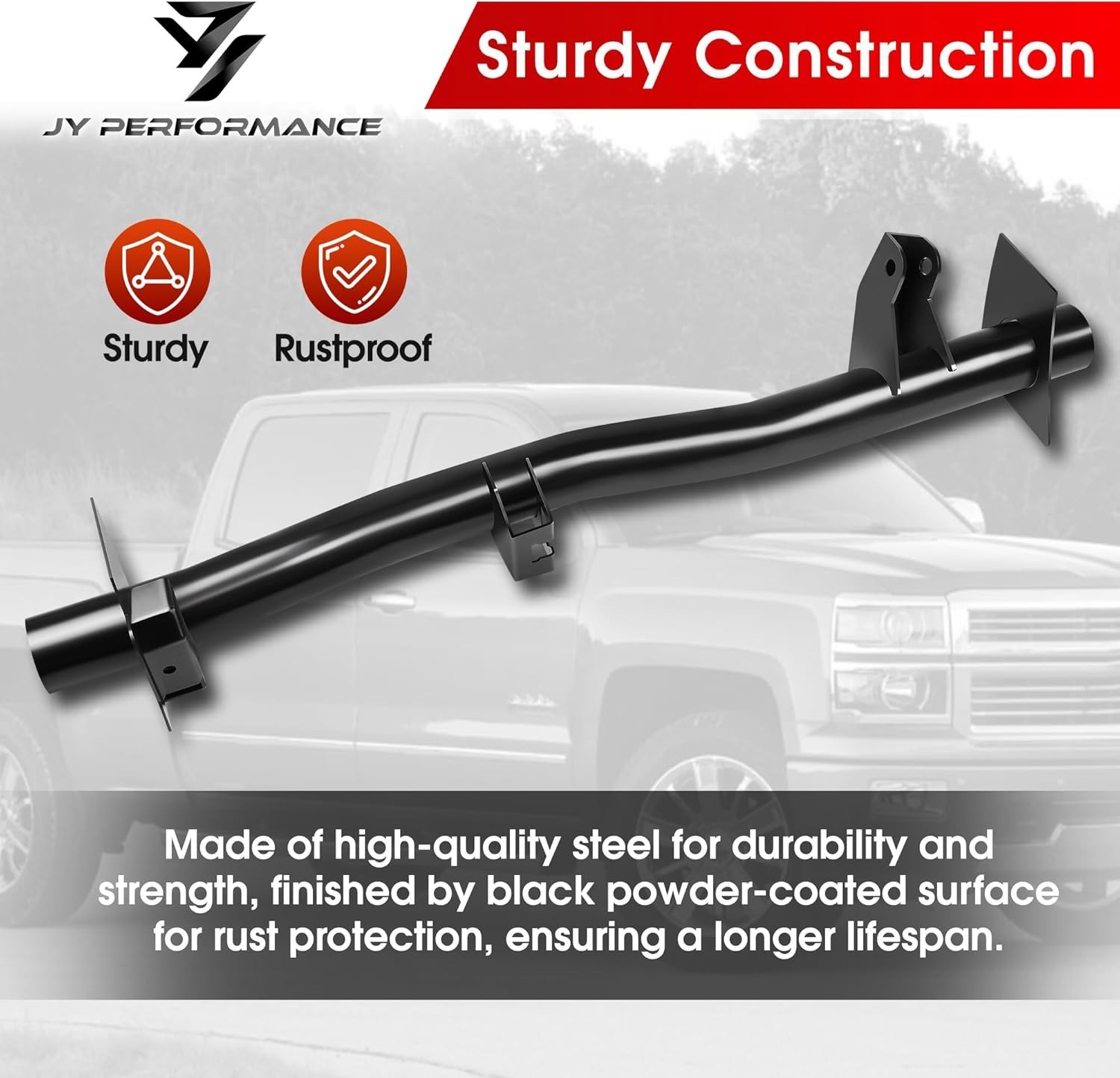 Rear Fuel Tank Support Crossmember Compatible for 2007-2014 Chevy Silverado