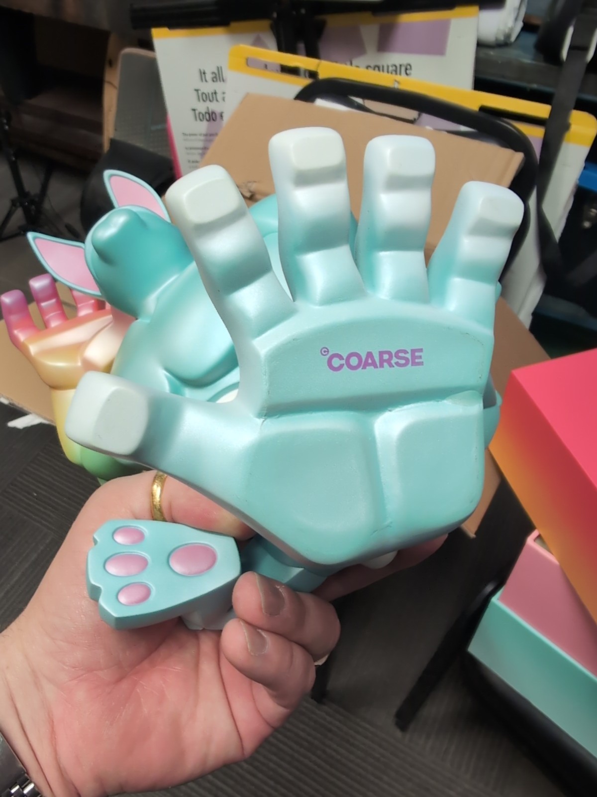 Coarsetoys Instinctoy Paw 12″ Vinyl Art Figure – Coarse Rainbow – Rare