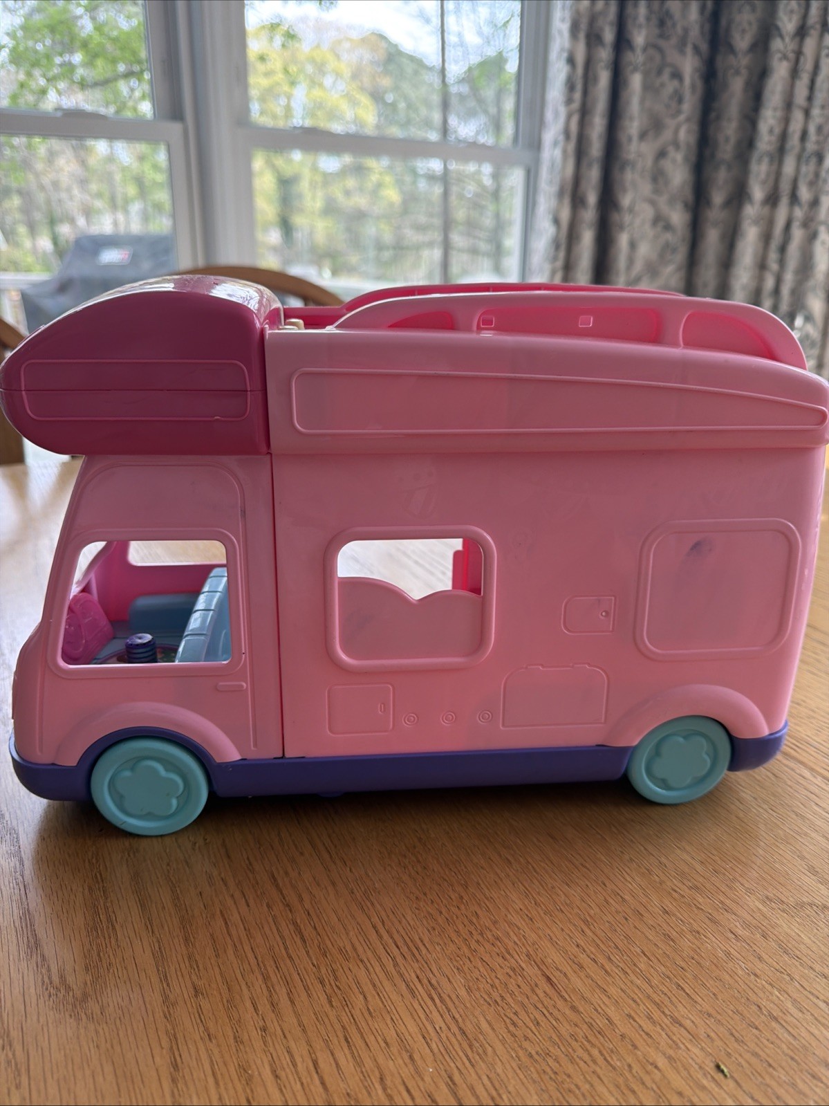 VTech Starlight Vacation Camper Pink Teaching Kids Toy Vehicle Tested Works