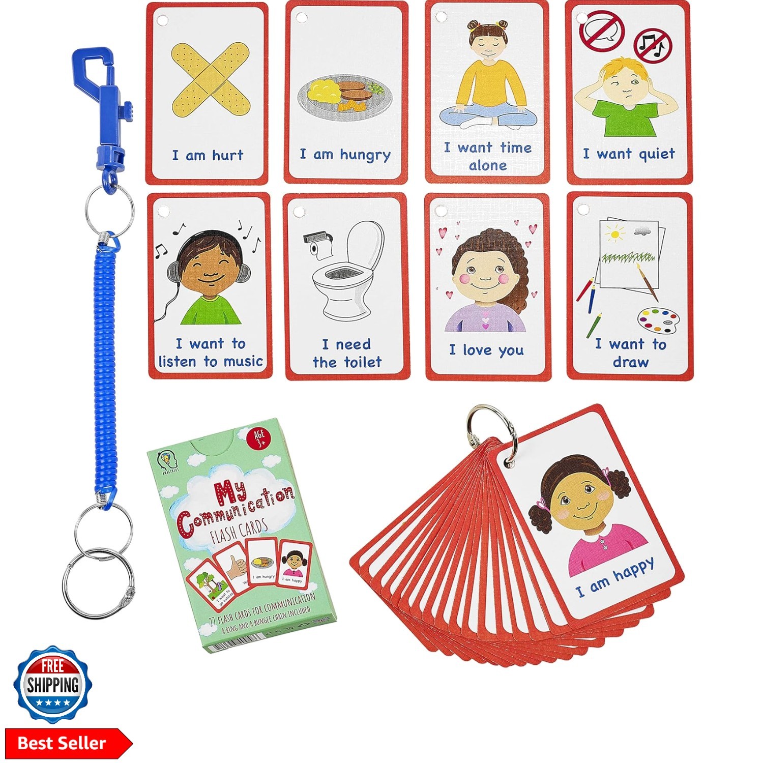 Special Needs My Communication Cards 27 PECS Flashcards for SEN, Special Ed, …