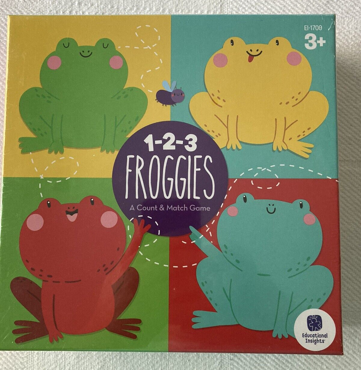 Educational Insights 1-2-3 Froggies – Counting & Color Matching Game ages 3+ NEW