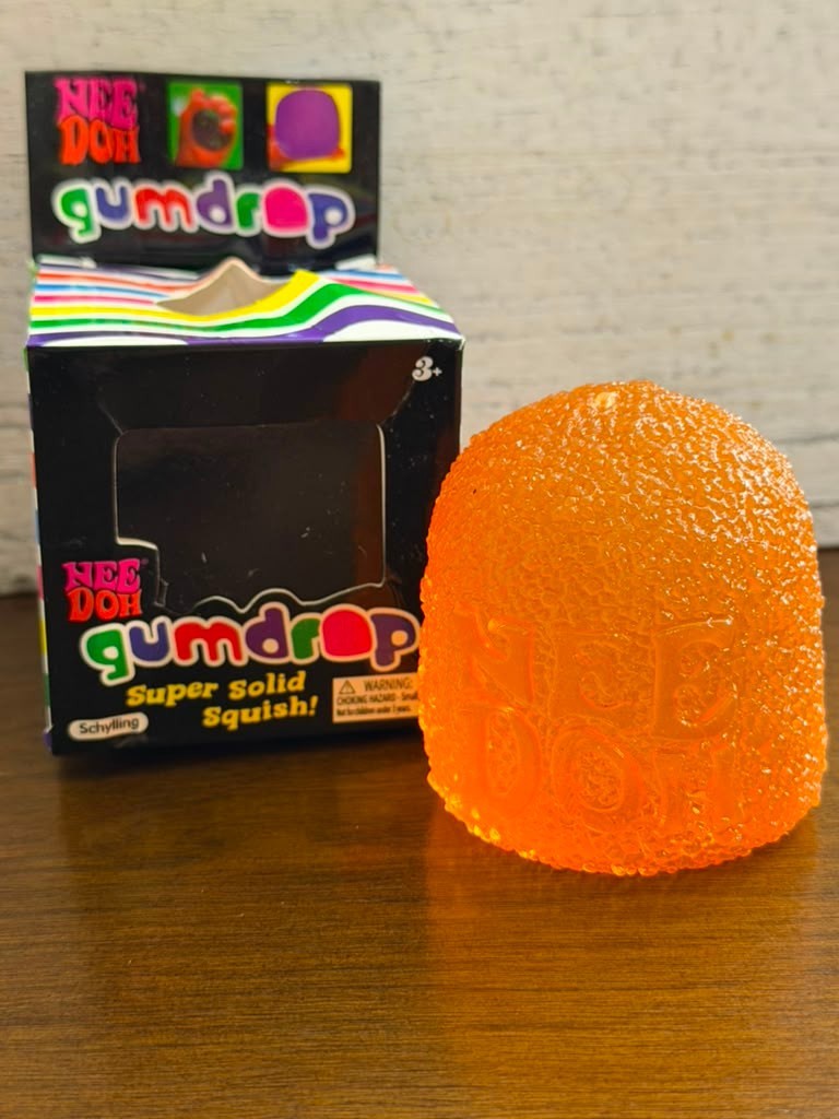 Authentic Nee Doh Gumdrop Super Solid Squish Needoh Gum Drop RARE US Seller