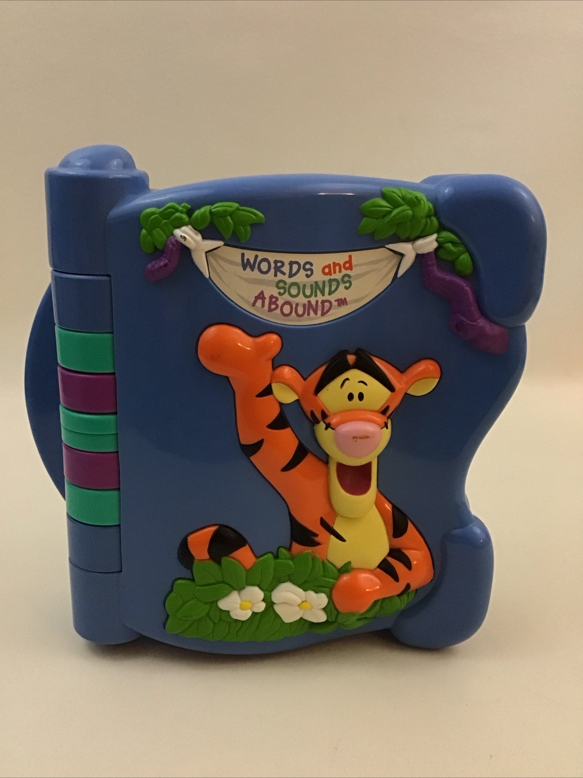 Disney Winnie The Pooh Tigger Words & Sounds Abound Talking Electronic Book 90s