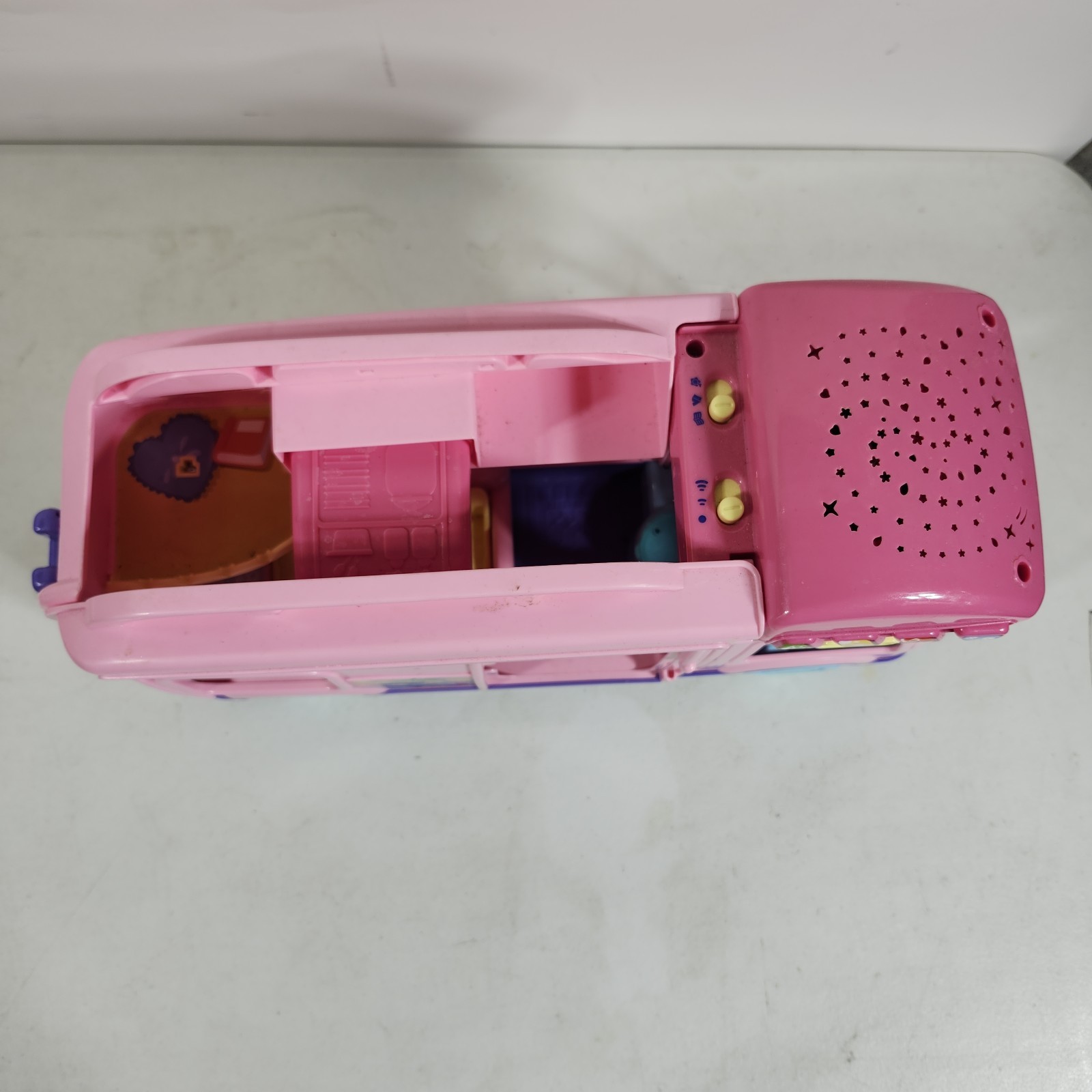 VTech Starlight Vacation Camper Pink Teaching Kids Toy Vehicle Tested Works